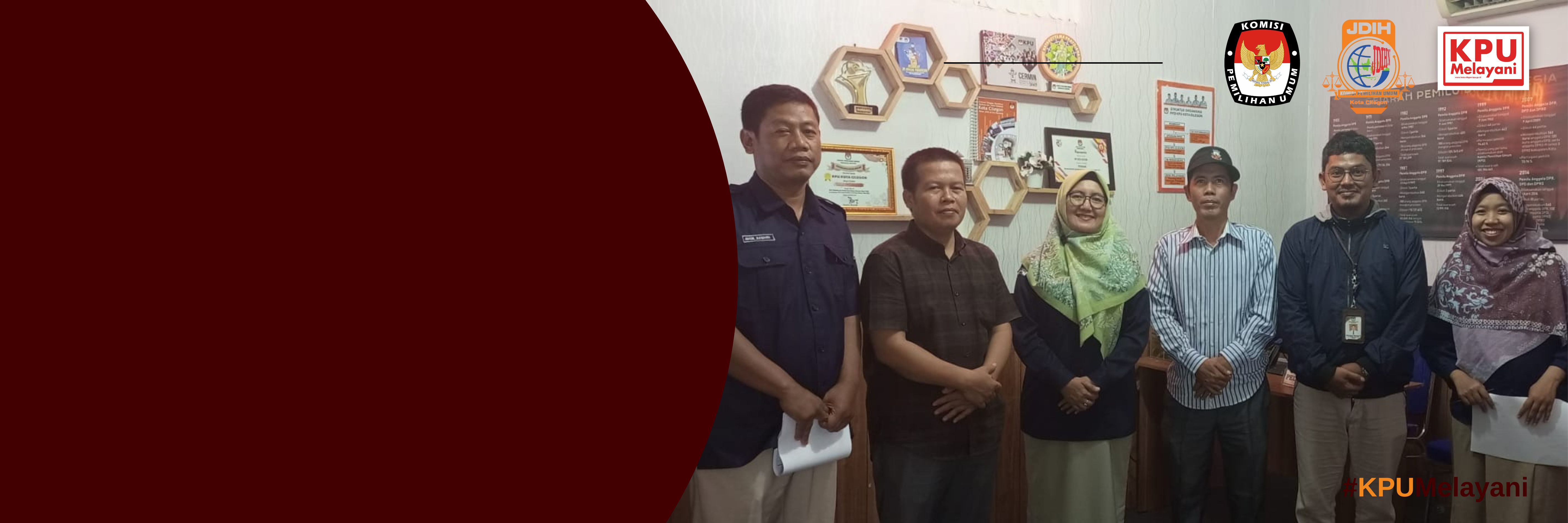 Kunjungan KPU Provinsi Dalam Rangka Monitoring Pelayanan PPID